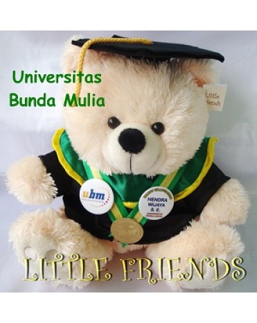 Boneka Wisuda Universitas Bunda Mulia (30 cm)